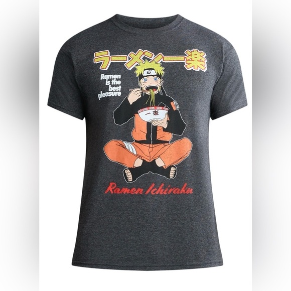 Naruto Other - Naruto Men's Graphic Tee with Short Sleeves